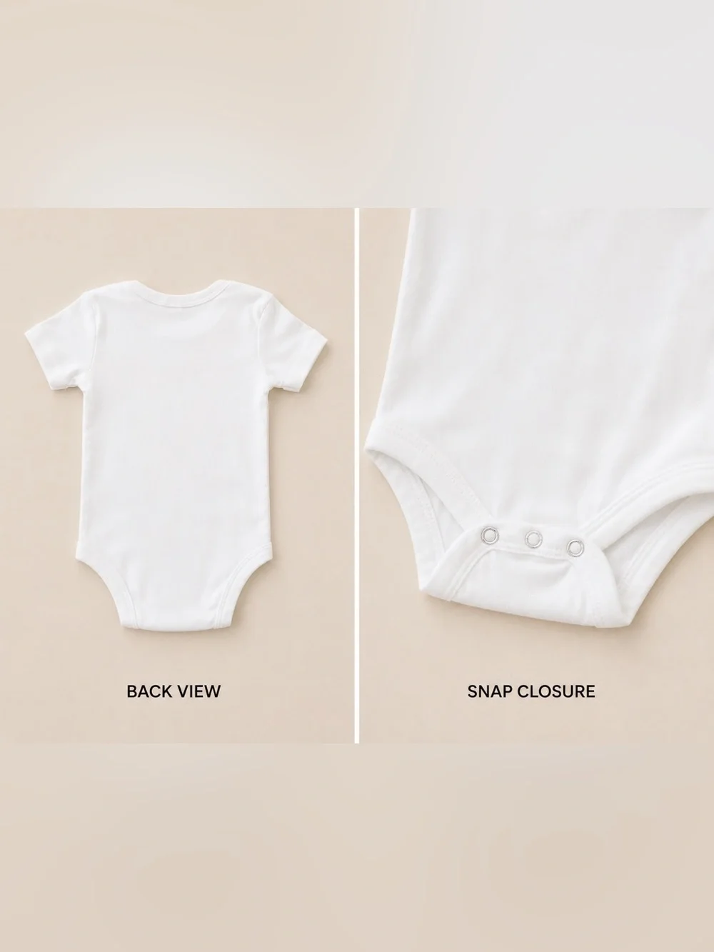 Monthly Milestone Baby Bodysuit Set of 6 - Classic Black Circle Design